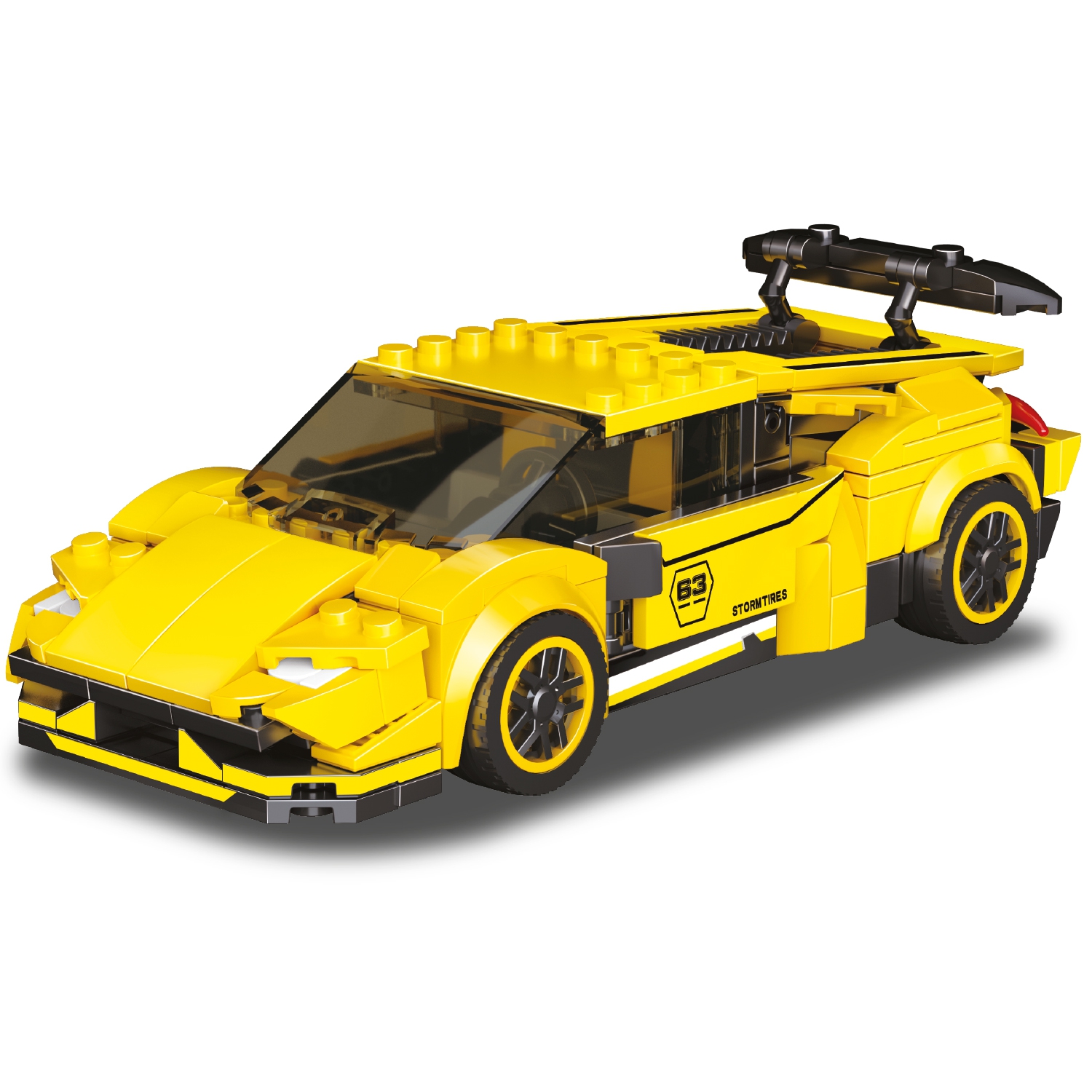 Конструктор Mioshi Tech "Гонка: Жёлтый спорткар", деталей: 328 (MTE0709-056)