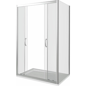 Душевой уголок Good Door Infinity WTW-TD+SP 200х90 прозрачный, хром