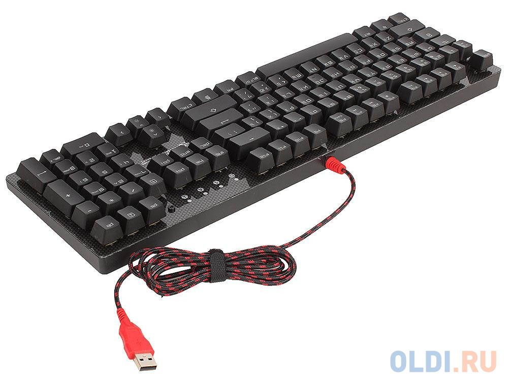 Клавиатура A4Tech Bloody B800 серый/черный USB Gamer LED