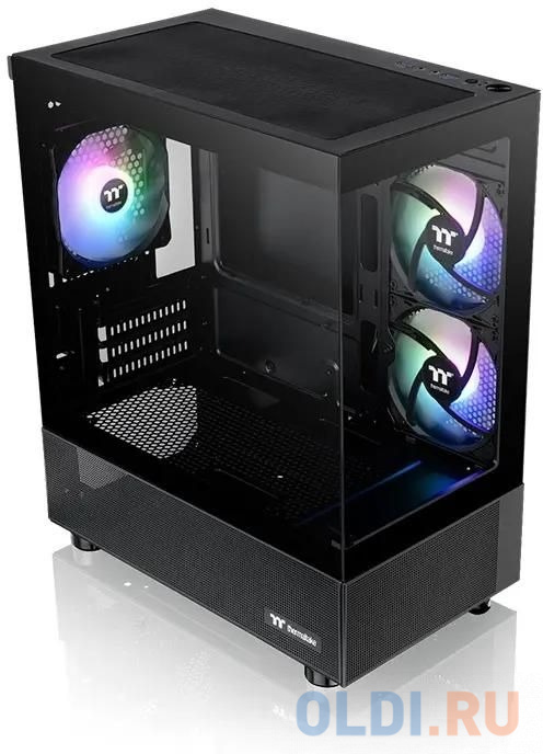 Корпус Thermaltake The Tower 600 черный без БП ATX 13x120mm 9x140mm 4xUSB3.0 audio bott PSU в Москвe