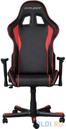 Игровое кресло DXRacer Formula чёрно-красное (OH/FE08/NR, экокожа, регулируемый угол наклона) в Москвe