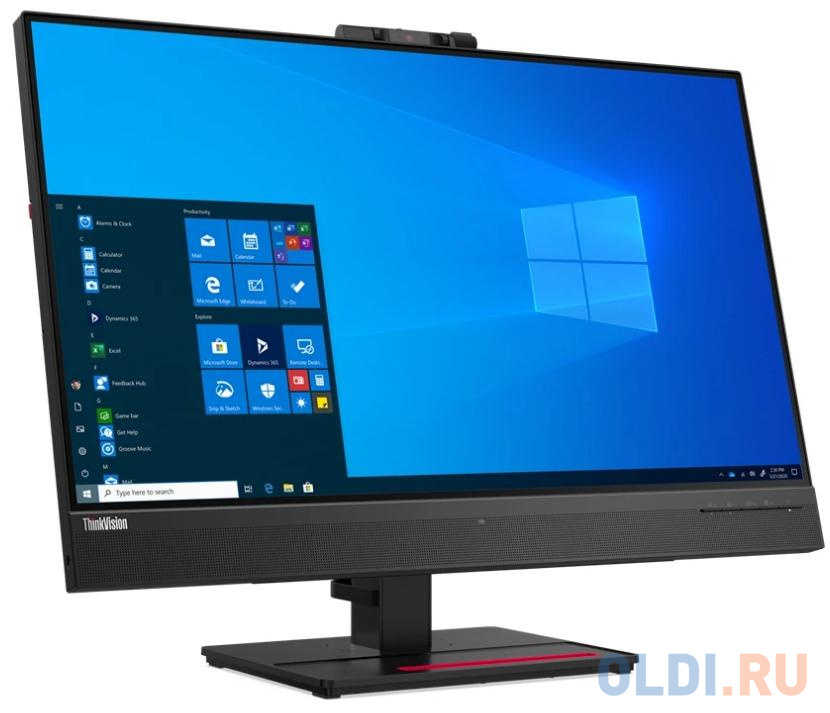 Монитор 27" Lenovo ThinkVision T27hv-20 черный IPS 2560x1440 350 cd/m^2 4 ms HDMI DisplayPort USB Type-C USB Аудио 62A9GAT1EU в Москвe