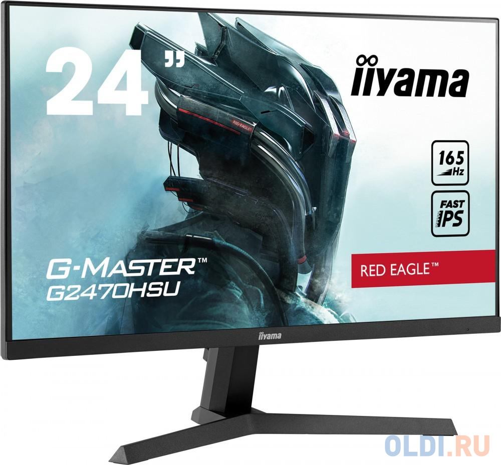 Монитор 23.8" iiYama G-Master G2470HSU-B1 черный IPS 1920x1080 250 cd/m^2 0.8 ms HDMI DisplayPort Аудио USB