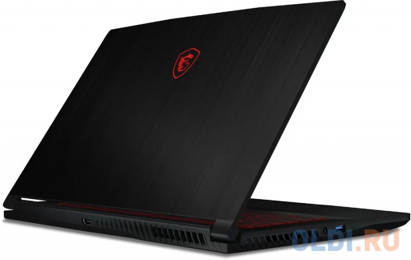 Ноутбук MSI GF63 Thin 12VF-468XRU Core i5 12450H 16Gb SSD512Gb NVIDIA GeForce RTX4060 8Gb 15.6" IPS FHD (1920x1080) noOS black WiFi BT Cam (9S7-1