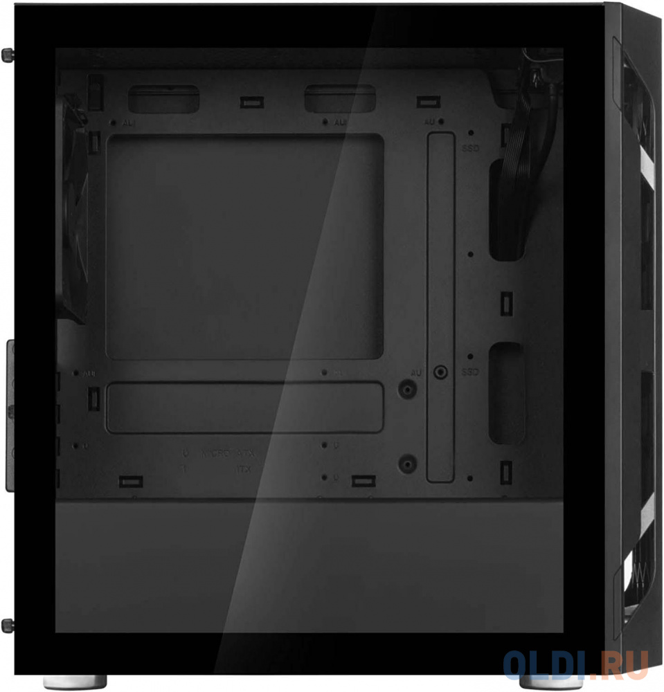 Корпус microATX SilverStone SST-FAH1MB Без БП чёрный в Москвe