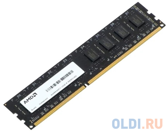 Оперативная память для компьютера AMD R338G1339U2S-U DIMM 8Gb DDR3 1333 MHz R338G1339U2S-U