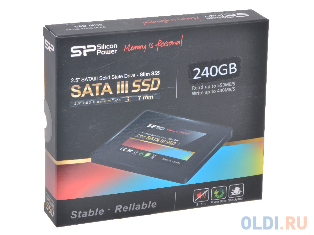 SSD накопитель Silicon Power S55 240 Gb SATA-III