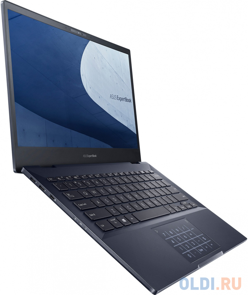 Ноутбук ASUS ExpertBook B5302CBA-L50773 13.3”/FHD/WV/470N/60Hz/i5-1235U/16Gb/SSD512GB/Intel iris Xe/FingerPrint/Backlit/DOS/Star Black (90NX04W1-M00YL