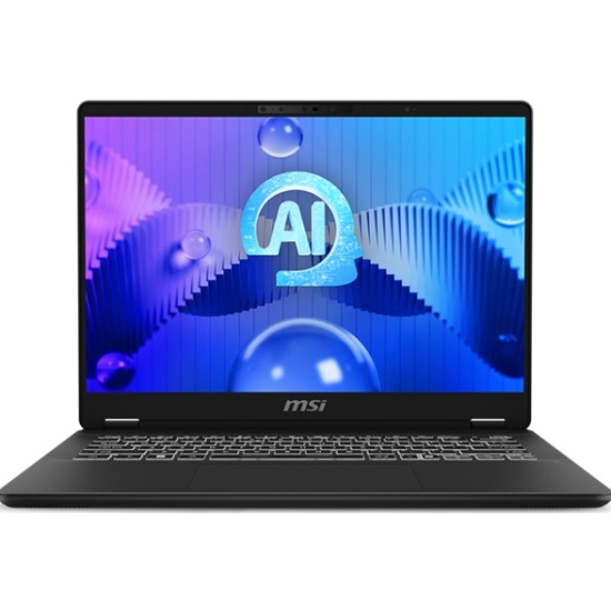 Ноутбук MSI Prestige 14 AI Evo 14" IPS 1920x1200, Intel Core Ultra 7 155H 1.4 ГГц, 16Gb RAM, 512Gb SSD, W11Pro, черный (9S7-14N111-069)