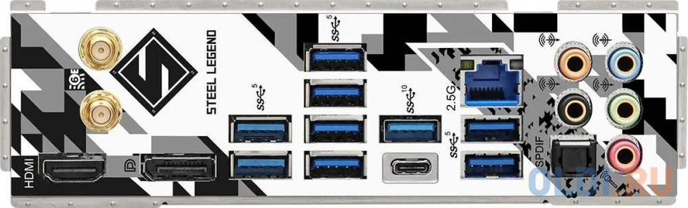 Z790 STEEL LEGEND WIFI, Socket 1700, Intel®Z790, 4xDDR5-4800, HDMI+DP, 3xPCI-Ex16, 8xSATA3(RAID 0/1/5/10), 5xM.2, 8 Ch Audio, 1x2.5GLan, WiFi, (0+3)xU