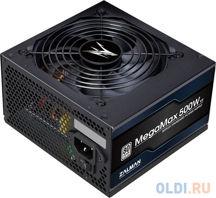 Zalman ZM500-TXII (V2), 500W, ATX12V v2.31, APFC, 12cm Fan, 80+ 230V EU, Retail в Москвe