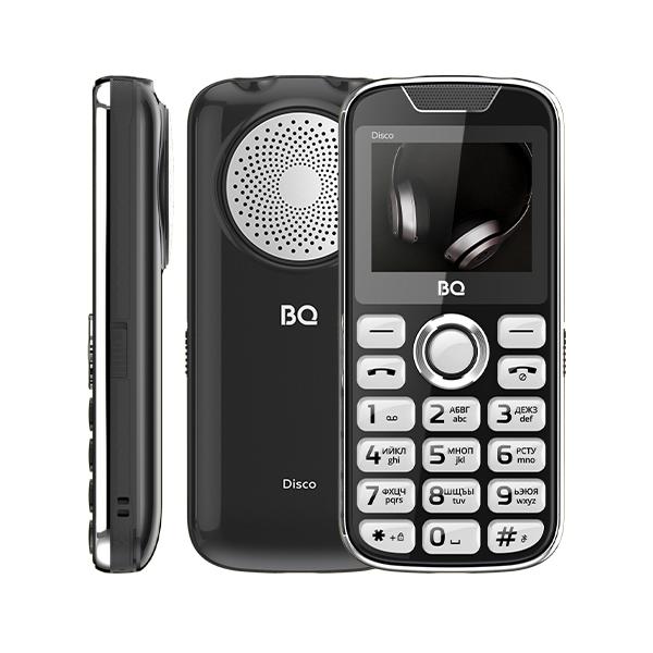 Мобильный телефон BQ 2005 Disco, 2" 176x220, 32Mb RAM, 32Mb, BT, 2-Sim, 1600 мА·ч, micro-USB, черный