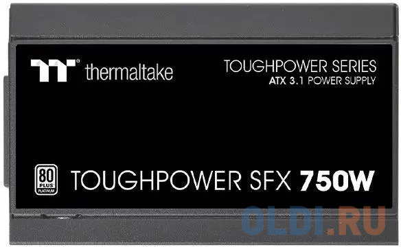 Блок питания Thermaltake SFX 750W Toughpower SFX750 Gen.5 80+ platinum (20+4pin) APFC 90mm fan 8xSATA Cab Manag RTL в Москвe