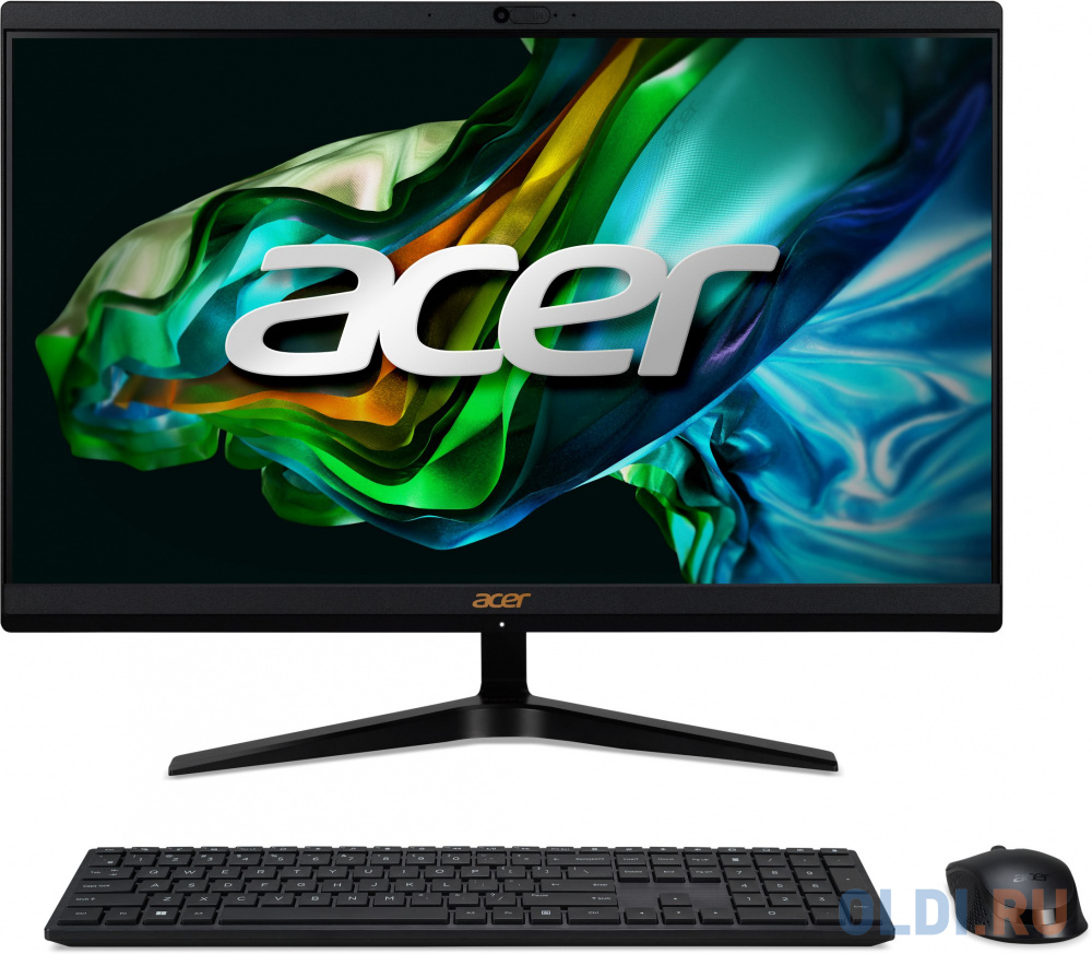 Моноблок Acer Aspire C22-1800 21.5&quot; Full HD i5 1335U (0.9) 8Gb SSD256Gb Iris Xe CR noOS WiFi BT 65W клавиатура мышь Cam черный 1920x1080