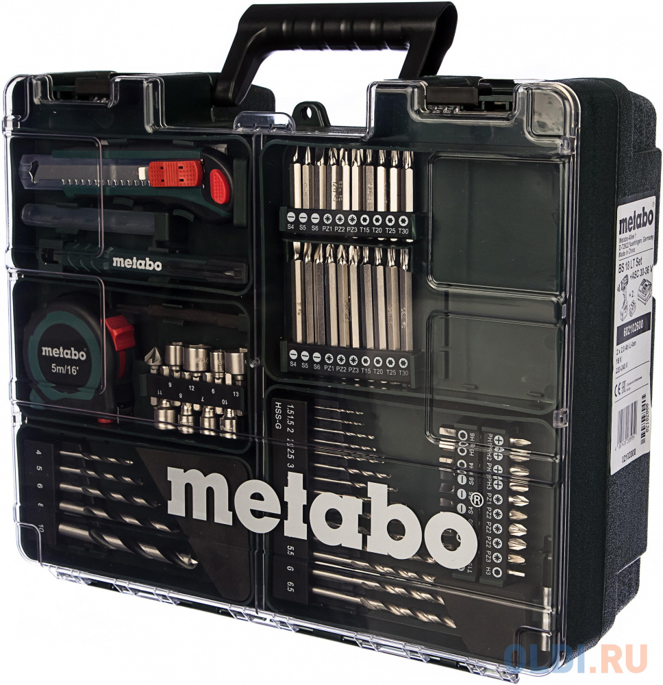 Аккумуляторная дрель-шуруповерт Metabo BS 18 LT Set 602102600