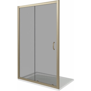 Душевая дверь Good Door Jazz WTW 130х185 тонированная, бронза (WTW-130-B-BR)