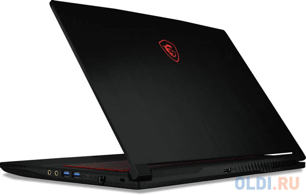 MSI Thin GF63 12UC-800XRU i7-12650H 16Gb SSD 512Gb NVIDIA RTX 3050 для ноутбуков 4Gb 15,6 FHD IPS Cam 52.4Вт*ч No OS Черный 9S7-16R821-800