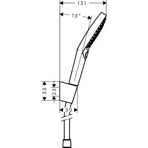 Душевой набор Hansgrohe Raindance Select S 120, 160 см (26721000)