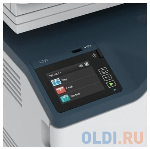 МФУ Xerox С235 цветное лазерное(A4, Printer, Scan, Copy, Fax, Color, Laser, 22стр., 512 Mb, USB, Eth, Wi-Fi, Duplex )