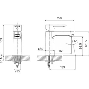 Смеситель для раковины IDDIS Sena (SENSB00i01)