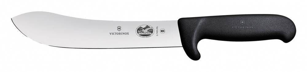 Нож Victorinox Fibrox Butchers Safety Nose черный (5.7403.20l)