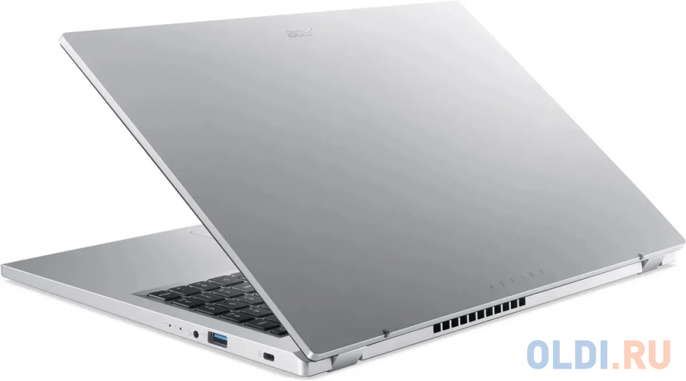 QWERTY Ноутбук Acer ASPIRE 3 A315-24P-R458 15.6" FHD, AMD R5-7520(4*8*2,8), 16Gb, 512GB SSD, No ODD, int., no OS, серебр