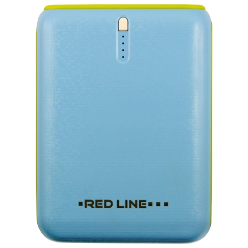 Портативный аккумулятор (Powerbank) Red Line V10, 8000mAh, 2xUSB, 1A, синий (УТ000009570)