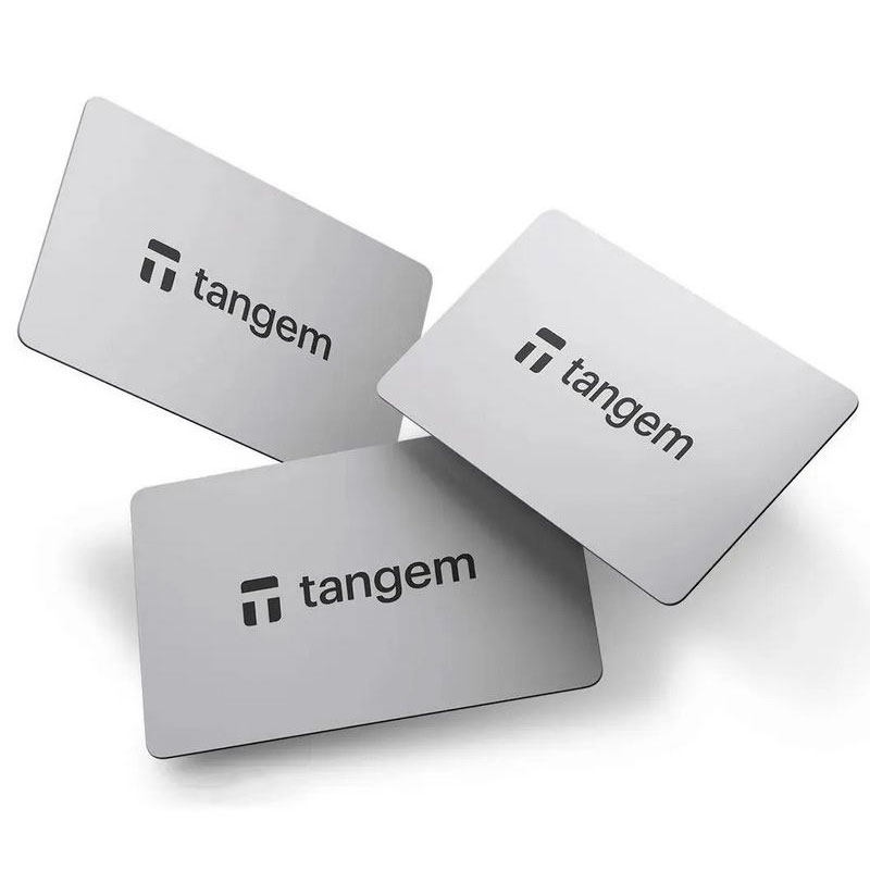 Аппаратный кошелек Tangem Wallet White 2.0 Pack of 3 Cards TG130X3-B