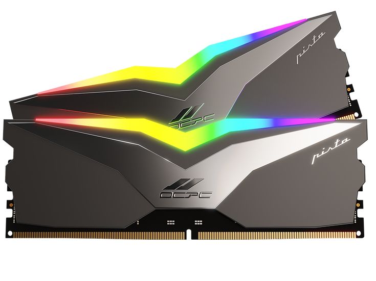 Память оперативная DDR5 OCPC PISTA RGB 32Gb (16Gbx2), 5200Mhz, (MMPT2K32GD552C40T)