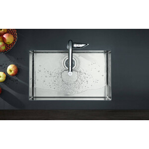 Смеситель для кухни Hansgrohe Metris Select sBox с выдвижным изливом, нержавеющая сталь (73803800)