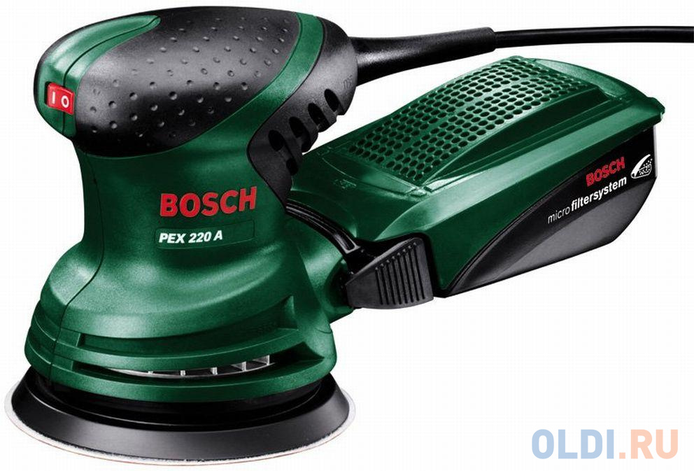 Эксцентриковая шлифмашина Bosch PEX 220 A 220Вт 125мм