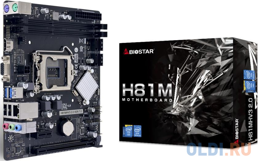 Материнская плата BIOSTAR H81MHV3