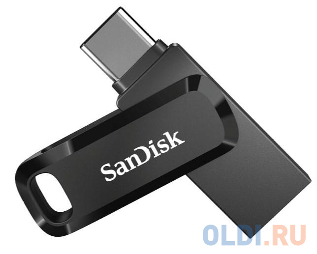 Флеш Диск Sandisk 256Gb Ultra Dual Drive Go SDDDC3-256G-G46 USB3.1 черный