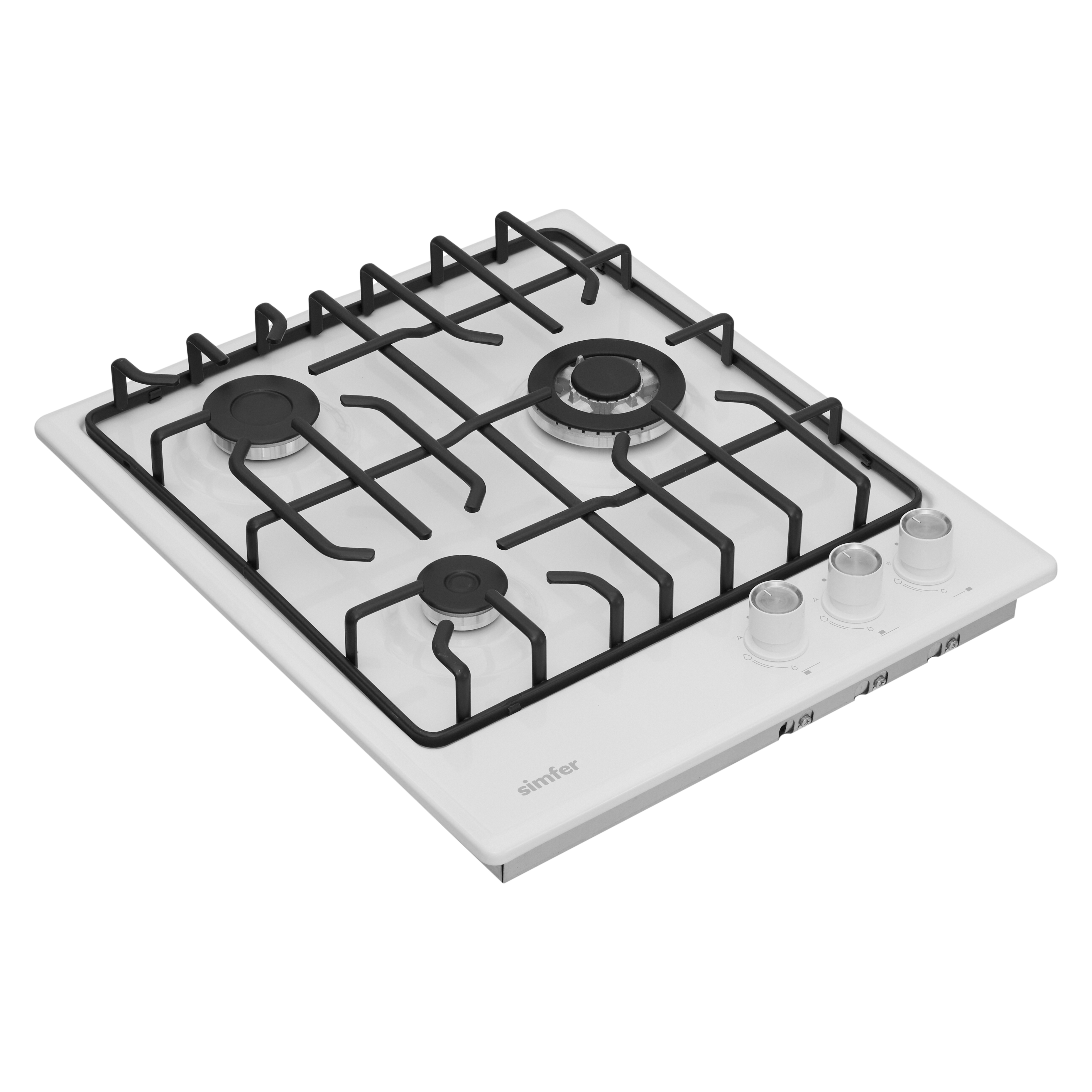 Газовая варочная поверхность Simfer H45V35W571 (решетки LAMA, газ-контроль) в Москвe