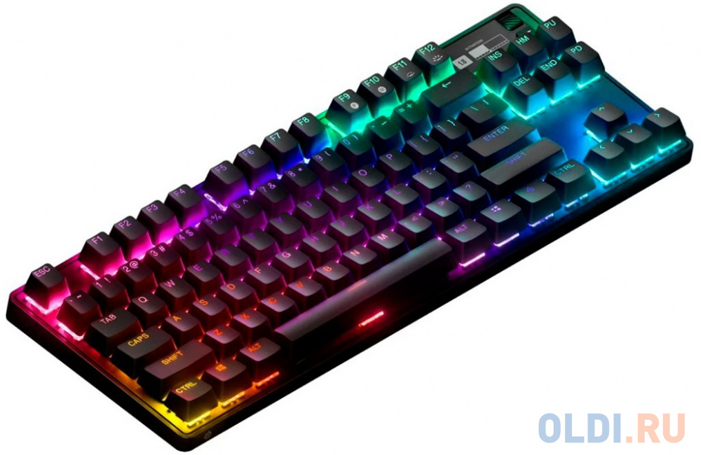 Клавиатура Steelseries Apex Pro TKL Wireless (2023) механическая черный USB for gamer LED (подставка для запястий) (64865)