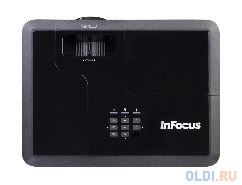 Проектор INFOCUS IN134ST DLP, 4000 ANSI Lm, XGA (1024x768), 28500:1, 0.626:1, 3.5mm in, Composite video, VGA, HDMI 1.4a x3 (поддержка 3D), USB-A (для в Москвe