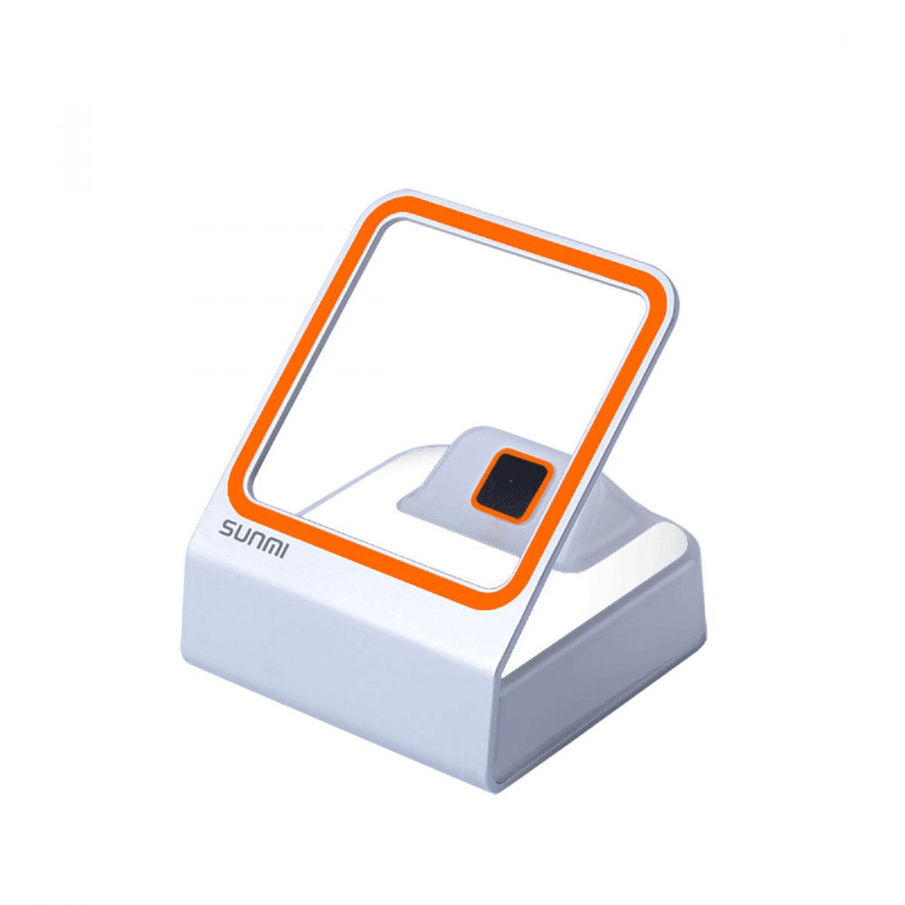 Сканер штрих-кода Mertech Sunmi NS010, стационарный, Image, USB, QR, белый/оранжевый, IP54, 1.5 м (NS010)