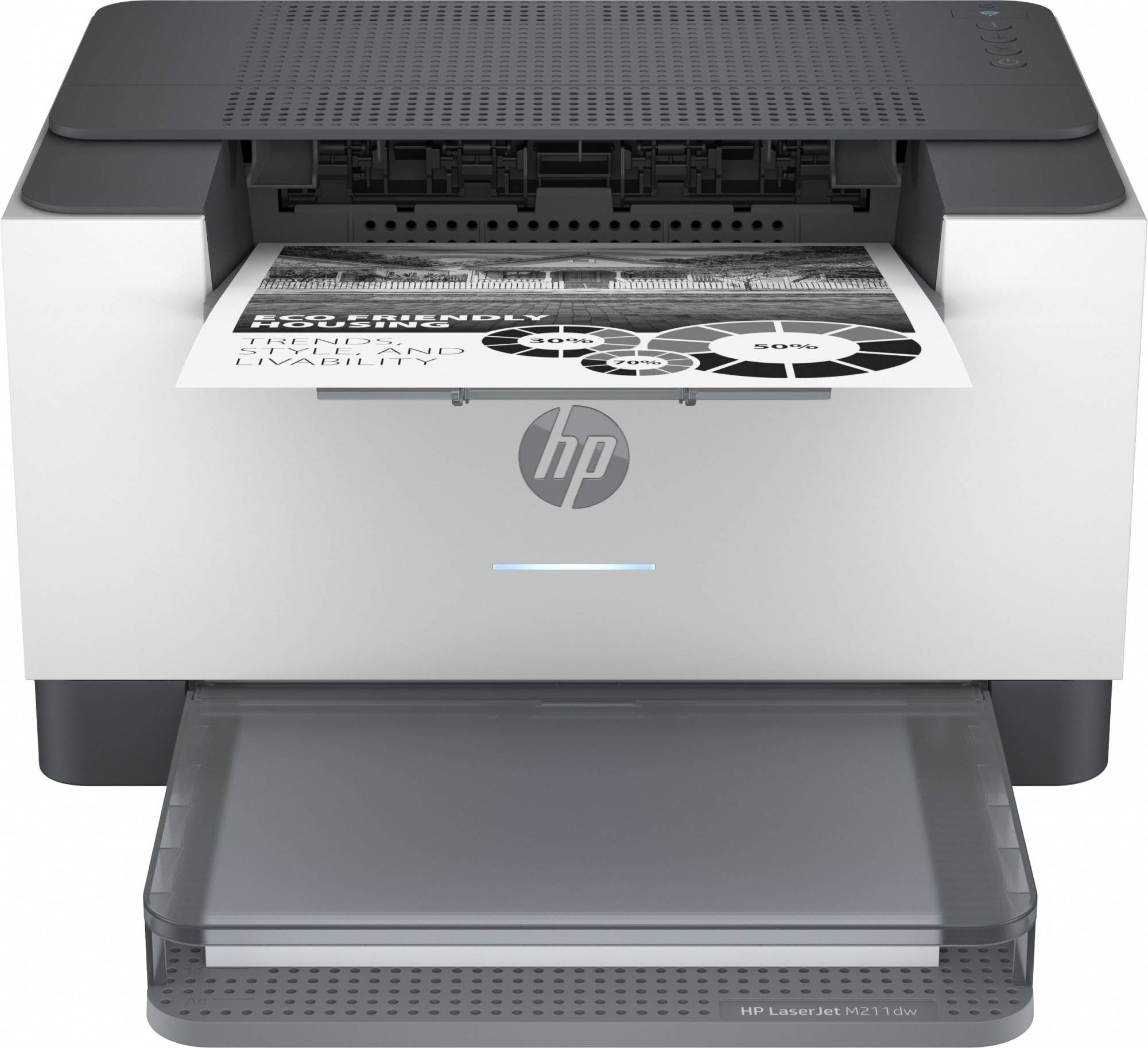 Принтер HP LaserJet M211dw белый/серый (9yf83a)