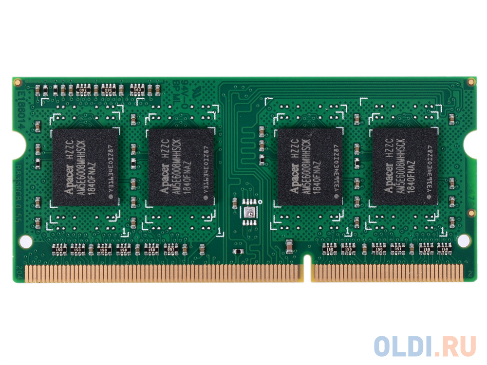 Оперативная память для ноутбука Apacer AS04GFA60CATBGJ SO-DIMM 4Gb DDR3 1600 MHz AS04GFA60CATBGJ