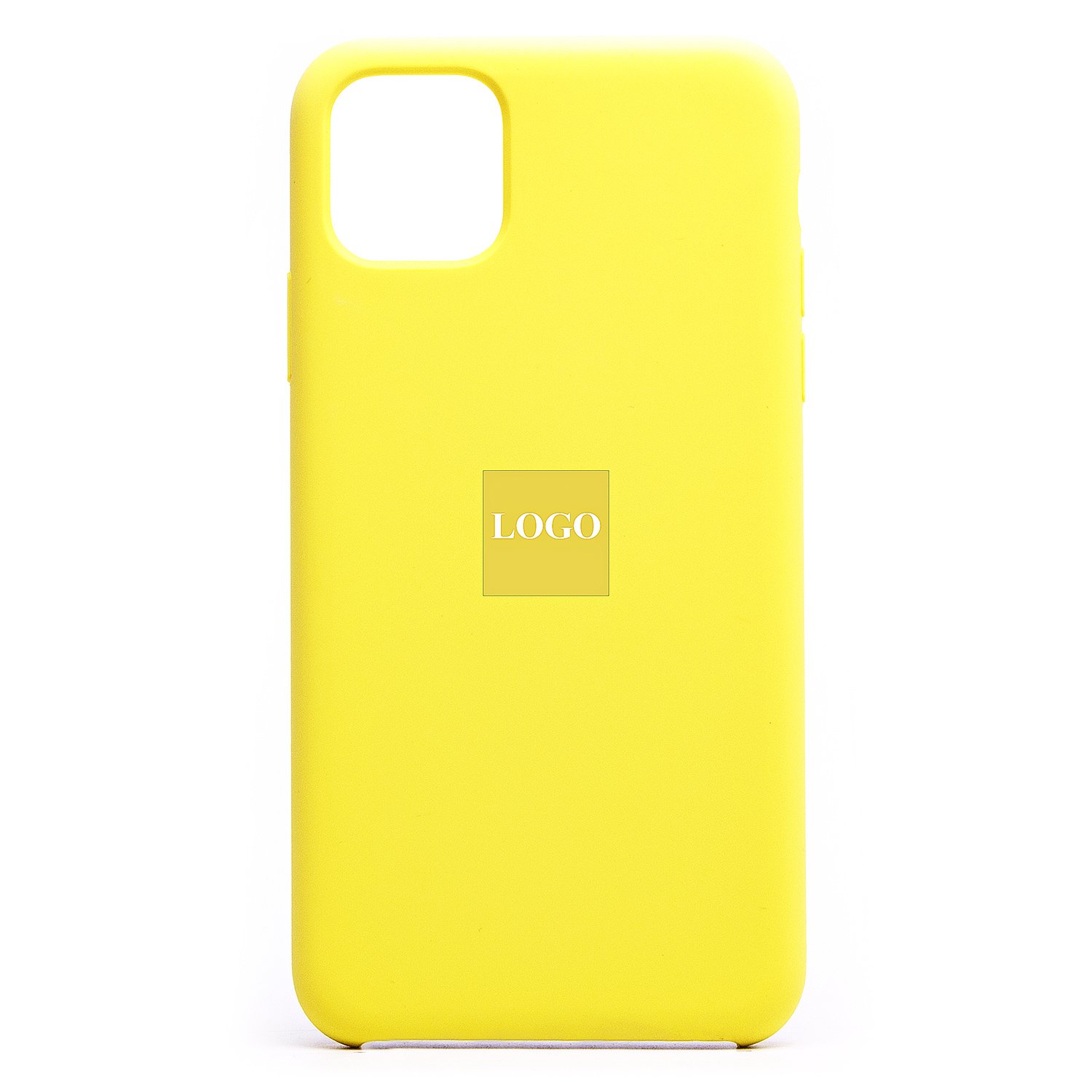 Чехол-накладка ORG Soft Touch для смартфона Apple iPhone 11 Pro Max, силикон, lemon (129025)