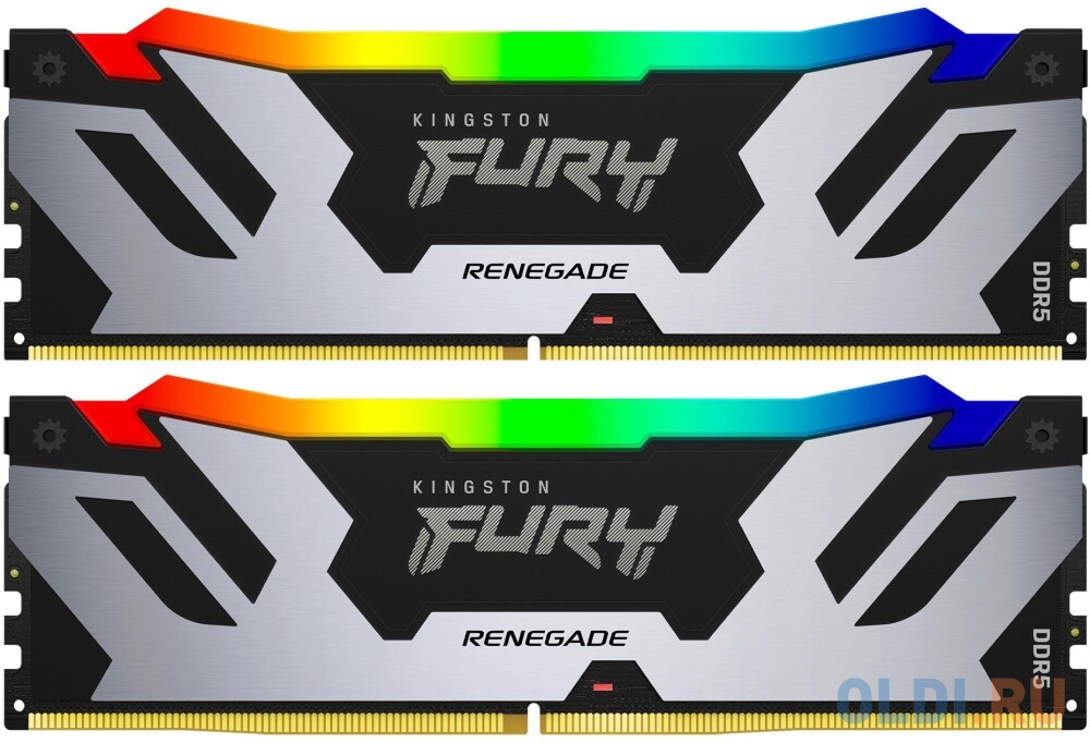 Память оперативная/ Kingston 96GB 6000MT/s DDR5 CL32 DIMM (Kit of 2) FURY Renegade RGB XMP