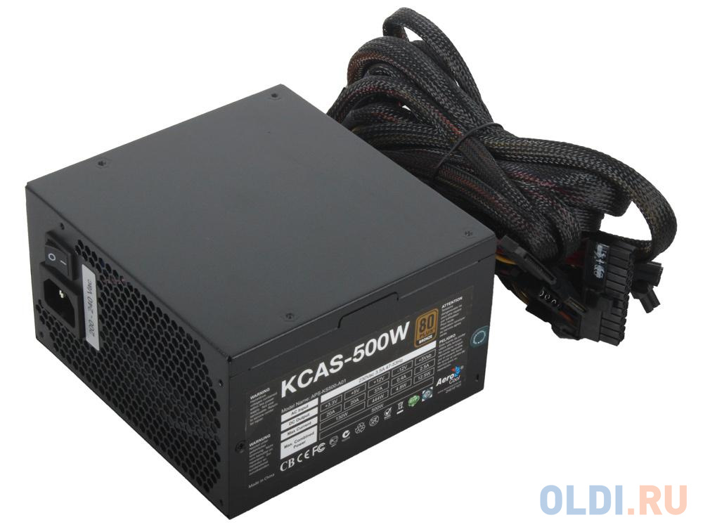 Блок питания Aerocool KCAS PLUS 500W 500 Вт