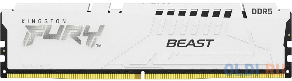 Модуль памяти Kingston 32GB (2x16GB) DDR5 6000MT/s CL36 FURY Beast White EXPO Non-ECC Unbuffered DIMM (Kit of 2) 1RX8 36-44-44 1.35V 288-pin 16Gbit в Москвe