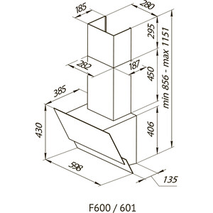 Вытяжка Kuppersberg F 601 WH