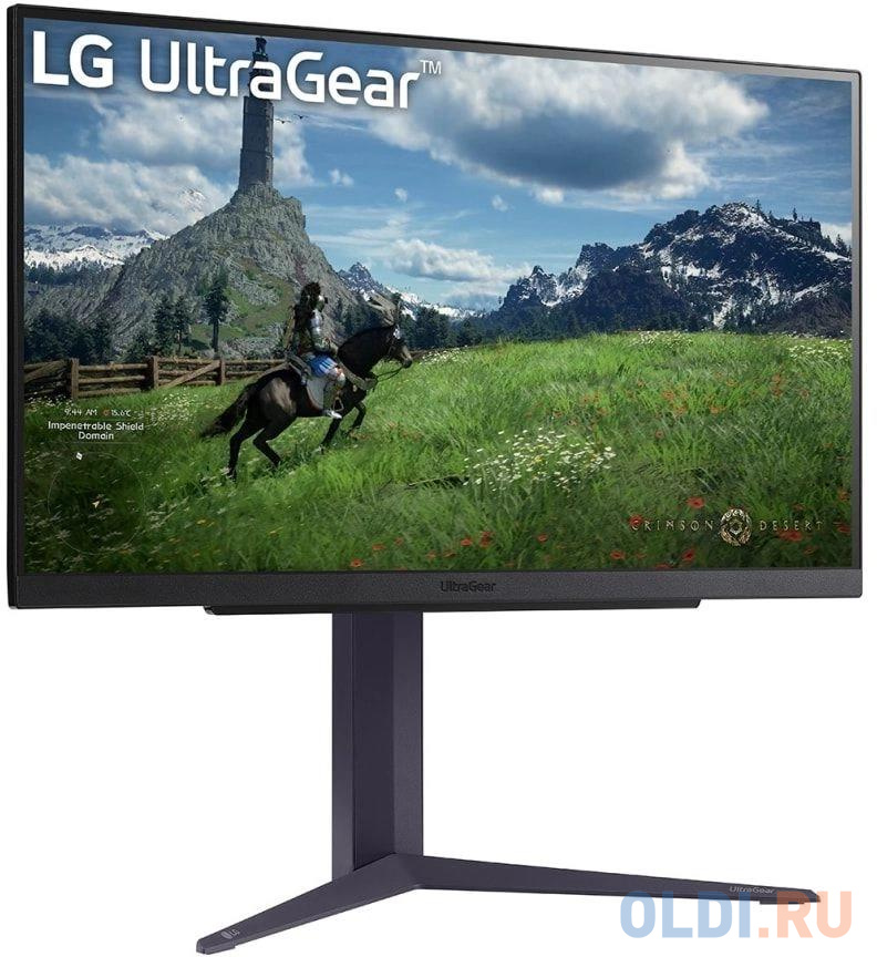 Монитор LG 27" UltraGear 27GS85Q-B черный IPS LED 16:9 HDMI матовая HAS 400cd 178гр/178гр 2560x1440 200Hz FreeSync DP 2K USB 6.2кг