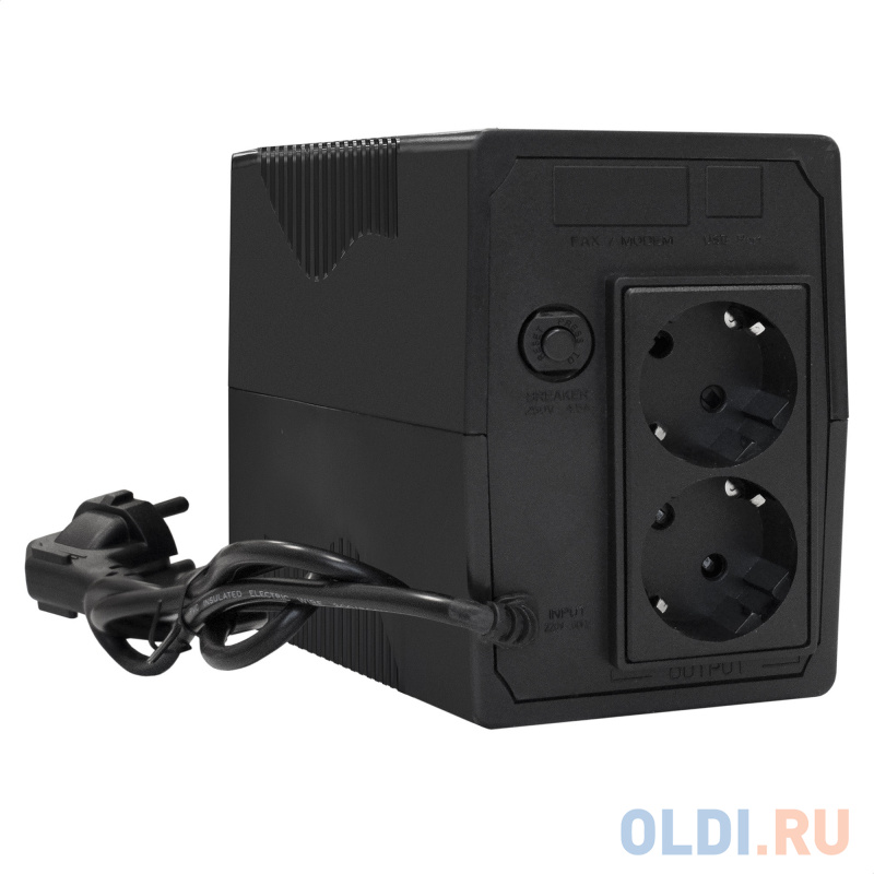 ИБП ExeGate Power Smart ULB-1000.LCD.AVR.2SH <1000VA/550W, LCD, AVR, 2*Schuko, Black>