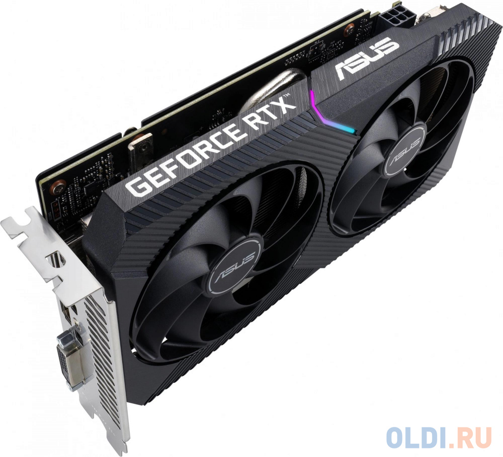 Видеокарта Asus PCI-E 4.0 DUAL-RTX3050-8G-V2 NVIDIA GeForce RTX 3050 8Gb 128bit GDDR6 1777/14000 HDMIx1 DPx3 HDCP Ret