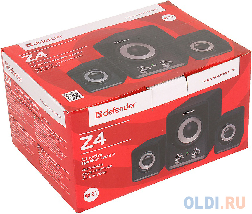 Колонки DEFENDER Z4 2.1,16 вт., Питание от USB