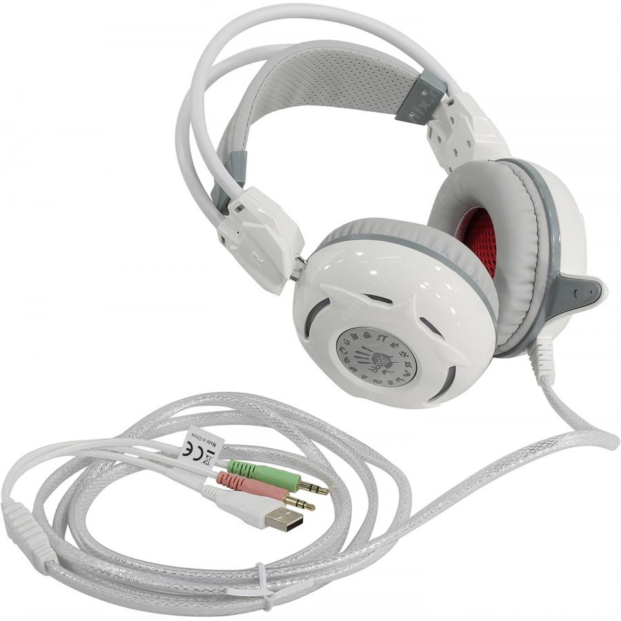 Наушники A4Tech Bloody G300 White