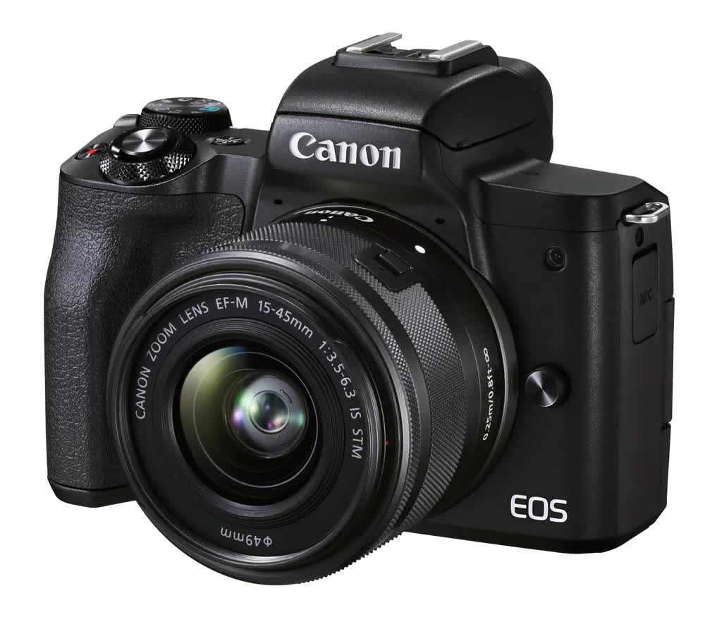 Цифровой фотоаппарат Canon EOS M50 Mark II kit 15-45 IS STM Black в Москвe